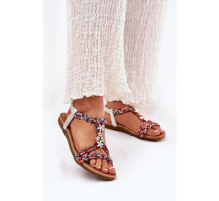 Dámské Ploché Sandály S Pásky A Přezkami  Multikolor model 21693421 - Artiker
