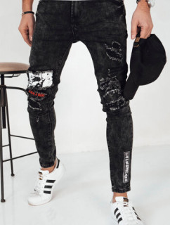 Pánské černé džínové kalhoty Dstreet UX4139