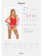 Ohnivý korzet Flameria corset - Obsessive