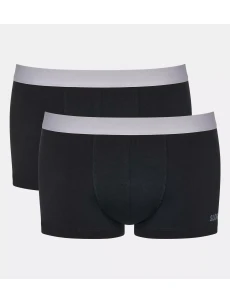 Pánské boxerky GO ABC 2.0 Hipster 2P - BLACK - černé 0004 - SLOGGI