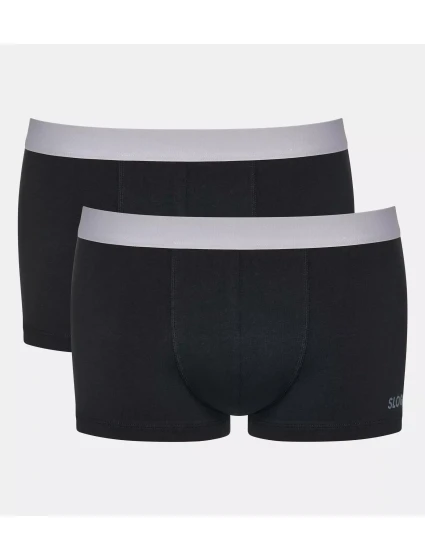 Pánské boxerky GO ABC 2.0 Hipster 2P - BLACK - černé 0004 - SLOGGI