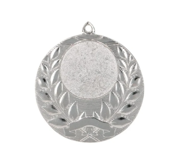 Medal srebrny ogólny z miejscem na emblemat 25 mm - medal stalowy