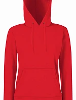 Fruit of the Loom Classic Lady-Fit Hooded Sweat Dámská mikina s kapucí 16.2038 red