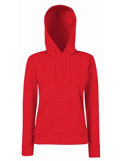Fruit of the Loom Classic Lady-Fit Hooded Sweat Dámská mikina s kapucí 16.2038 red Fruit of the Loom Classic Lady-Fit Hooded Sweat Dámská mikina s kapucí 16.2038 red