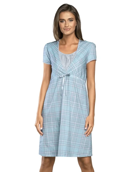 Italská móda Mitali v plné délce barva:modrá