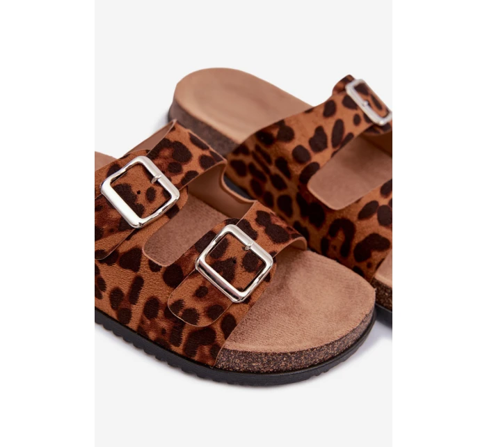 Dámské pantofle s pásky Panterka model 21908434 - Boto