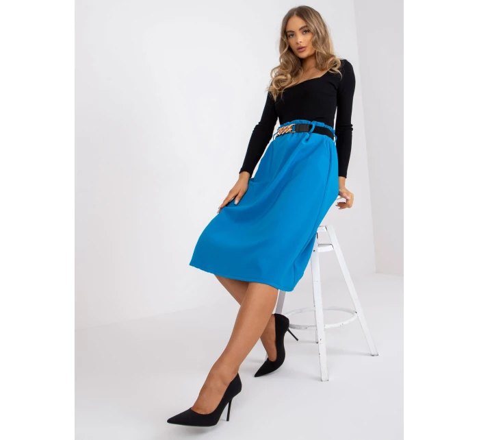 Spódnica DHJ SD model 21228942 niebieski - FPrice Spódnica DHJ SD model 21228942 niebieski - FPrice