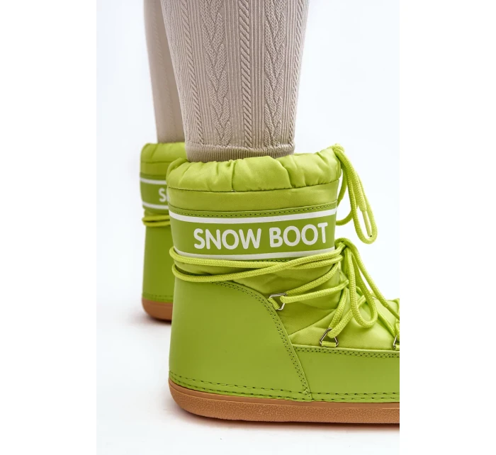Dámské sněhule se zavazováním Olive Soia Dámské sněhule se zavazováním Olive Soia
