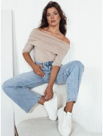 dámská pruhovaná halenka béžová Dstreet model 21976248 - FashionStreet