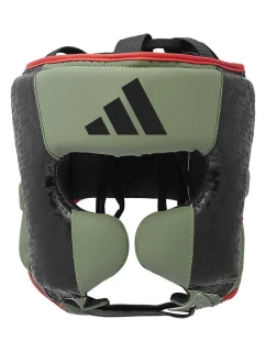 Boxerská helma Adidas COMBAT 50 HG černo-olivová