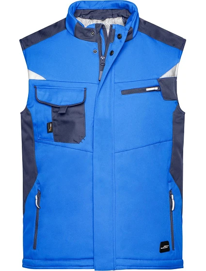 Daiber JN 825 Pracovní zimní softshellová vesta - Strong 02.0825 royal/navy Daiber JN 825 Pracovní zimní softshellová vesta - Strong 02.0825 royal/navy