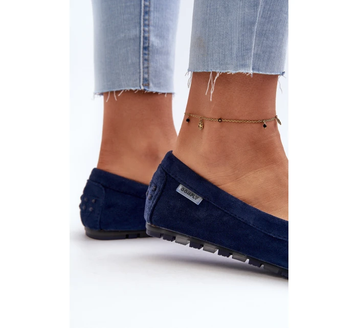 Dámské mokasíny z ekologického semiše černé Amrutia Dámské mokasíny z ekologického semiše černé Amrutia