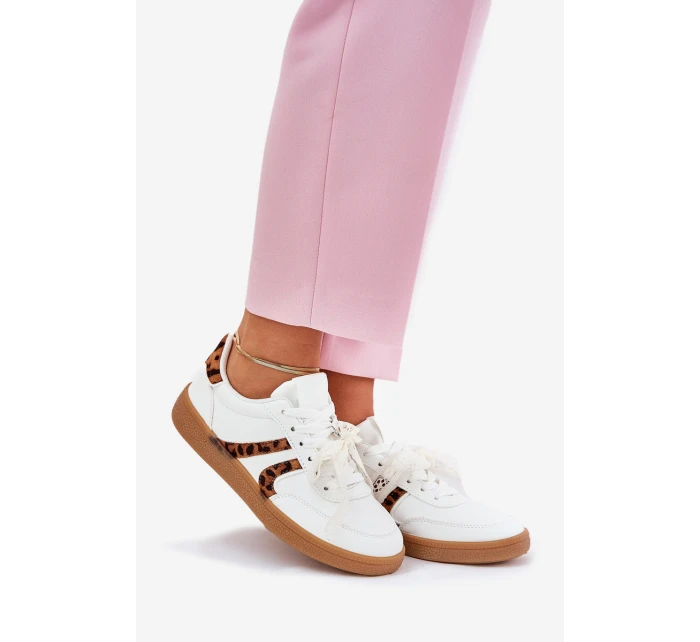 Nízké Dámské Tenisky S Krajkou Panthera Bílé Zielle