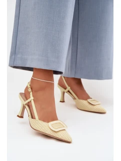 Sandály na podpatku  model 225206 Step in style