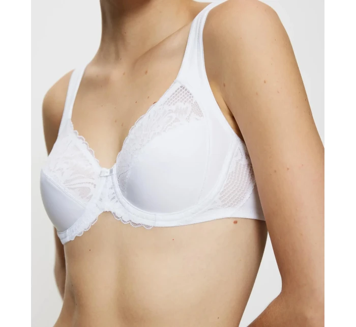 Dámská podprsenka Modern Lace+Cotton W02 - WHITE - bílá 0003 - TRIUMPH