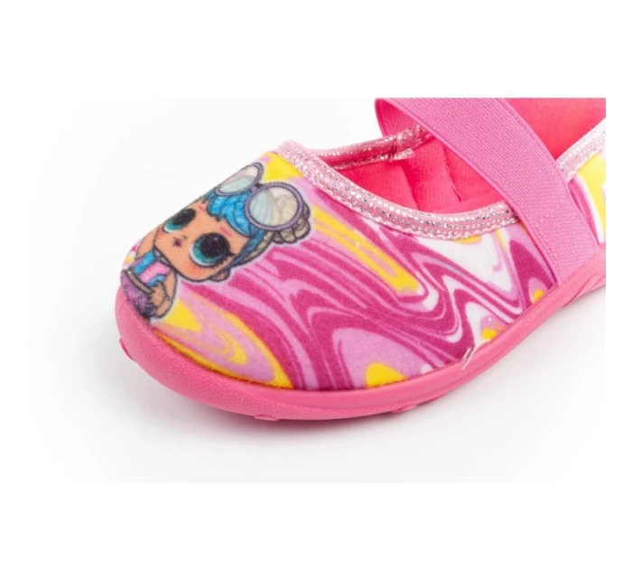 Leomil dětské boty baleríny papuče kapradiny pro dívky LOL