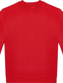 B&C ID.222 Crew Unisex mikina 01.I222 red