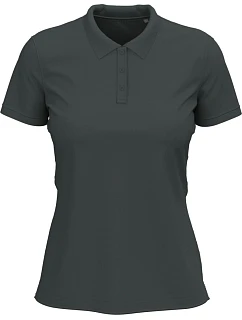 Stretch Polo Women Dámské elastické piqué polo z těžké bavlny model 22478468 slate grey - Stedman
