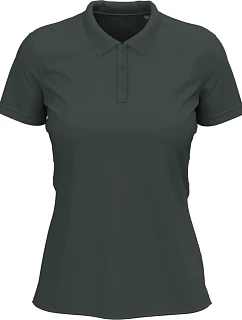 Stretch Polo Women Dámské elastické piqué polo z těžké bavlny model 22478468 slate grey - Stedman