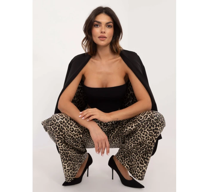 Kalhoty LK SP model 20556871 černé a béžové - FPrice