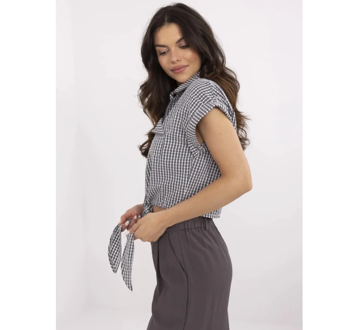 Košile NM BZ KA 01147.62P černá bílá Košile NM BZ KA 01147.62P černá bílá