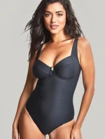Dámské jednodílné plavky Swimwear Marianna Balcony Swimsuit SW1590 černé - Panache