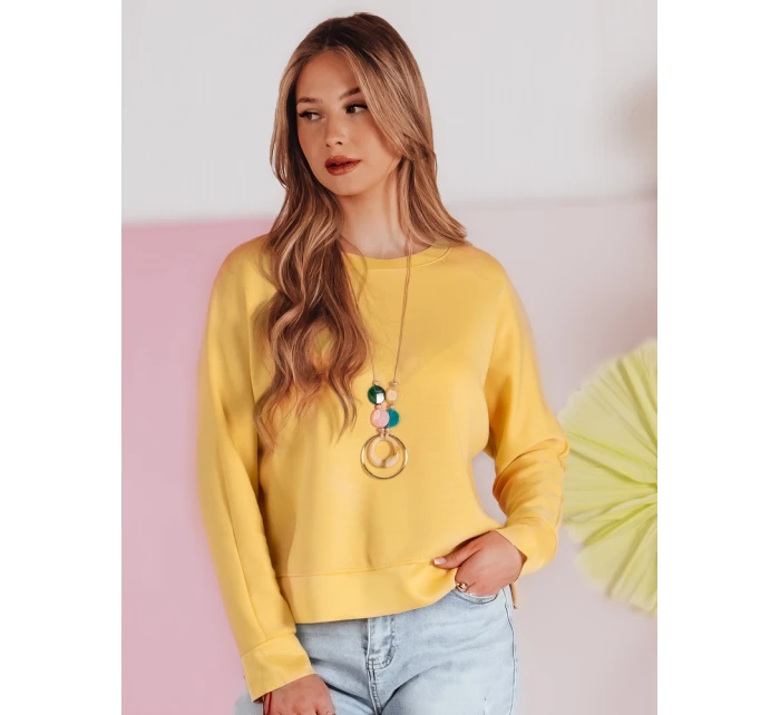 Dámská máslová halenka oversize s přívěskem žlutá Dstreet model 21986121 - FashionStreet