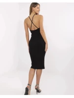 Černé bavlněné dámské šaty bez model 21214400 - Factory Price