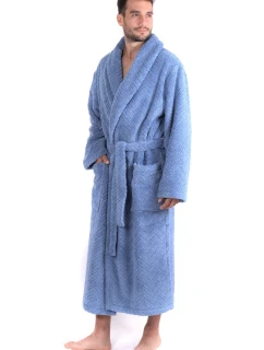 Unisex župan Athena 2116 denim světlý - Vestis