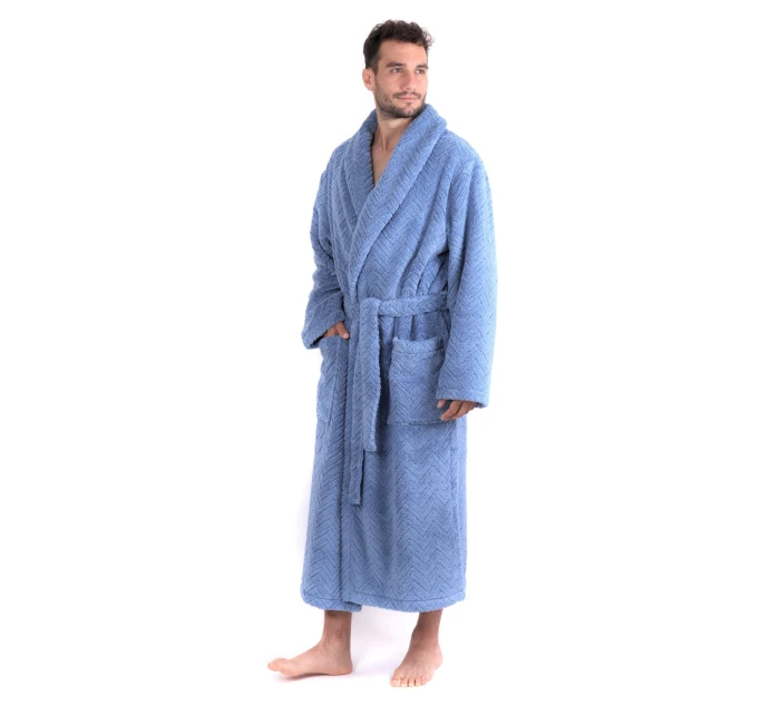 Unisex župan Athena 2116 denim světlý - Vestis