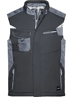 Daiber JN 825 Pracovní zimní softshellová vesta - Strong 02.0825 black/carbon Daiber JN 825 Pracovní zimní softshellová vesta - Strong 02.0825 black/carbon