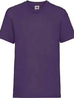 Fruit of the Loom Kids Valueweight T Dětské tričko 16.1033 purple