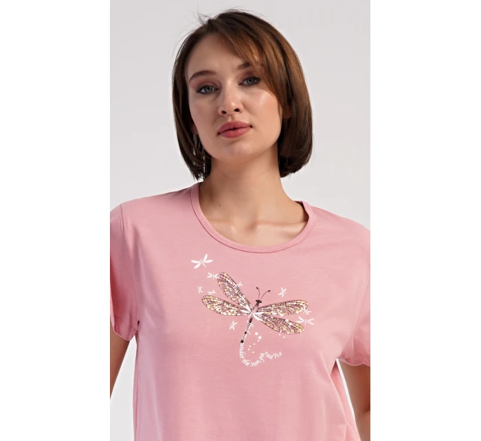 Dámské domácí šaty s krátkým rukávem model 21202723 - Vienetta