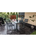 ZAHRADNÍ STŮL 150x90x73 cm tmavě šedý