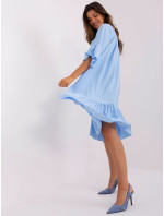 Sukienka DHJ SK 6057.93 jasny niebieski