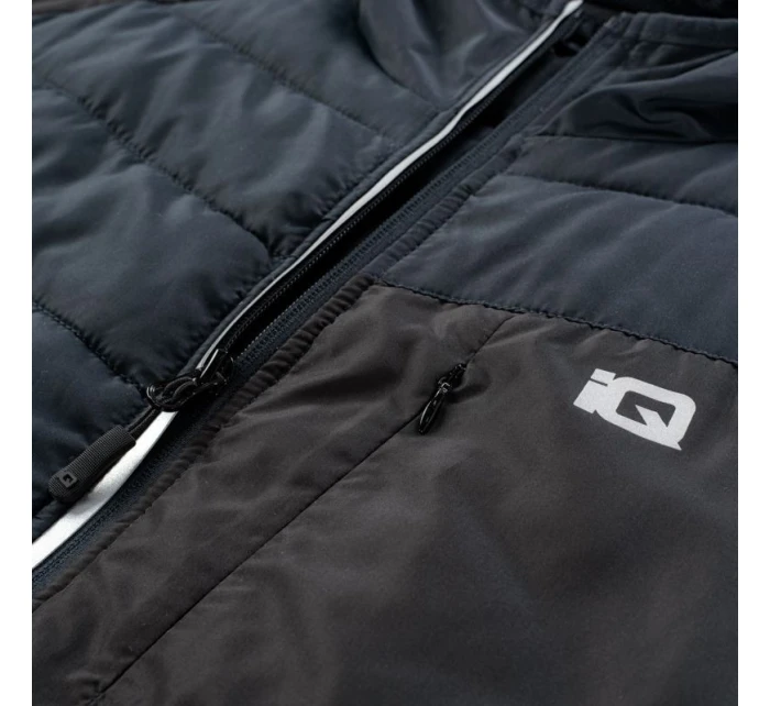 Pánská sportovní bunda Cross The Line Yoran Černá - IQ Pánská sportovní bunda Cross The Line Yoran Černá - IQ