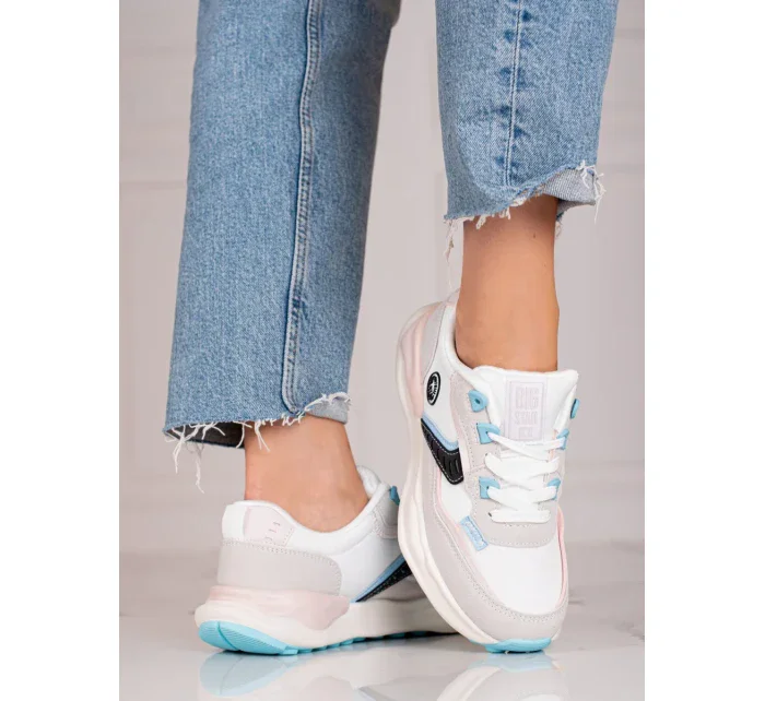 Trendy dámské  tenisky vícebarevné bez podpatku