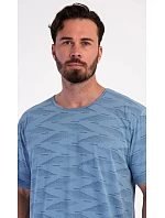 Pánská noční košile s krátkým rukávem model 22405220 - Vienetta MAN Pánská noční košile s krátkým rukávem model 22405220 - Vienetta MAN