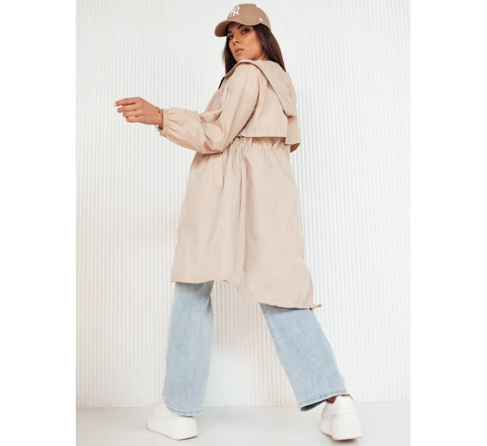 Dámská bunda parka béžová Dstreet model 21972987 - FashionStreet Dámská bunda parka béžová Dstreet model 21972987 - FashionStreet