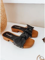 Dámské žabky CHICWOOD black FashionStreet ZY0990