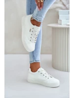 Dámské Tenisky Na Platformě Zateplené Big Star model 21675224 Bílé - Big Star Shoes Dámské Tenisky Na Platformě Zateplené Big Star model 21675224 Bílé - Big Star Shoes