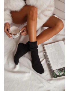 Dámské vlněné ponožky alpaka černé
