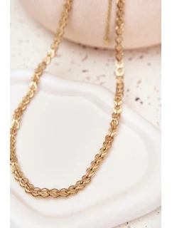 Zlatý náhrdelník ze chirurgické oceli