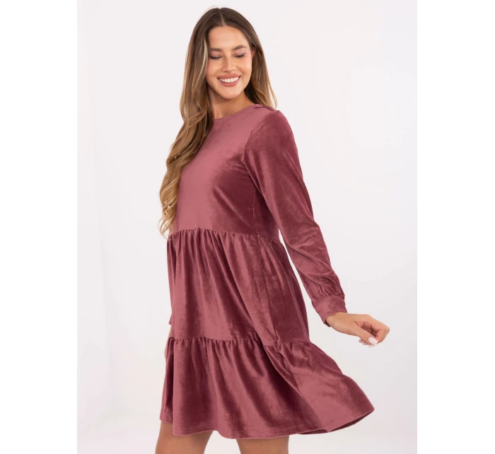 Sukienka model 21399607 ciemny różowy - FPrice