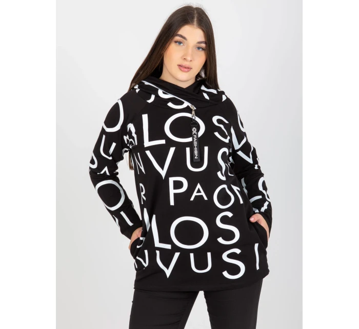 Dámská mikina RV BL 5056 1.95 černá Dámská mikina RV BL 5056 1.95 černá