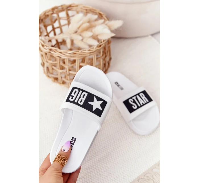 Dětské letní pantofle Big Star - bílé Dětské letní pantofle Big Star - bílé