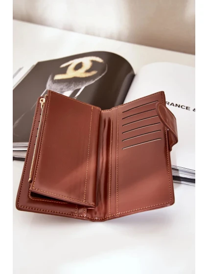 Dámská peněženka z eko kůže hnědá Kalinessa