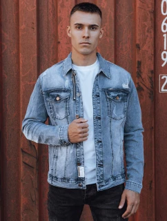 Pánská modrá džínová bunda FashionStreet TX4852