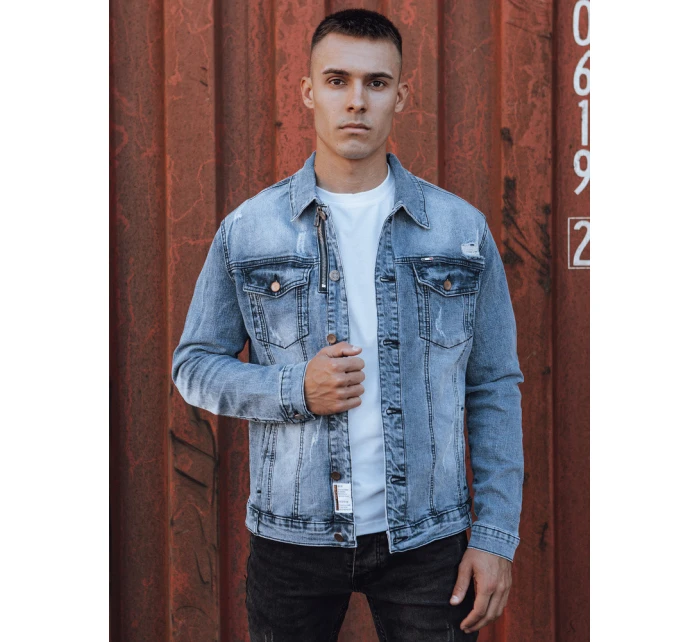 Pánská džínová bunda modrá Dstreet model 21980247 - FashionStreet