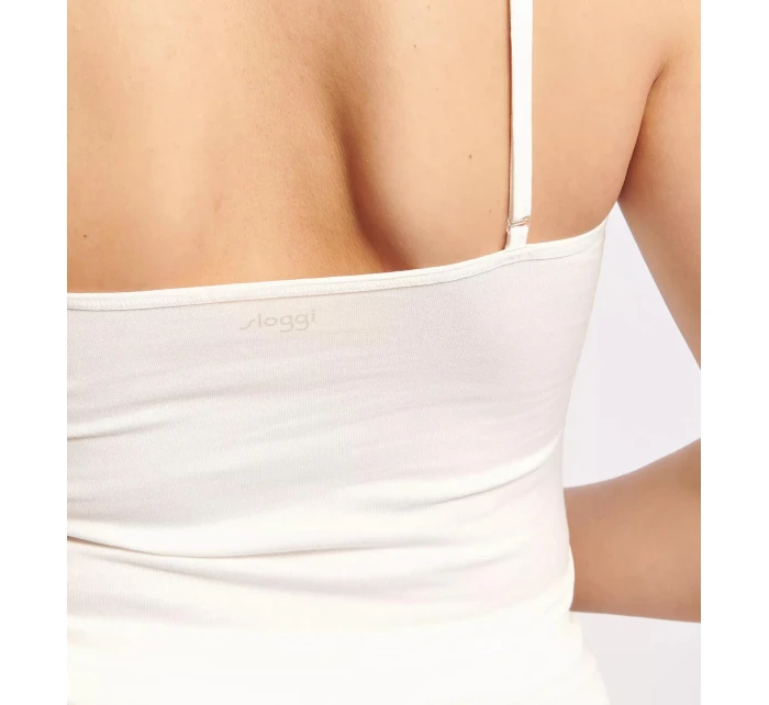 Dámské tílko EVER Ease Spaghetti Shirt - WHITE - bílé 00GZ - SLOGGI Dámské tílko EVER Ease Spaghetti Shirt - WHITE - bílé 00GZ - SLOGGI